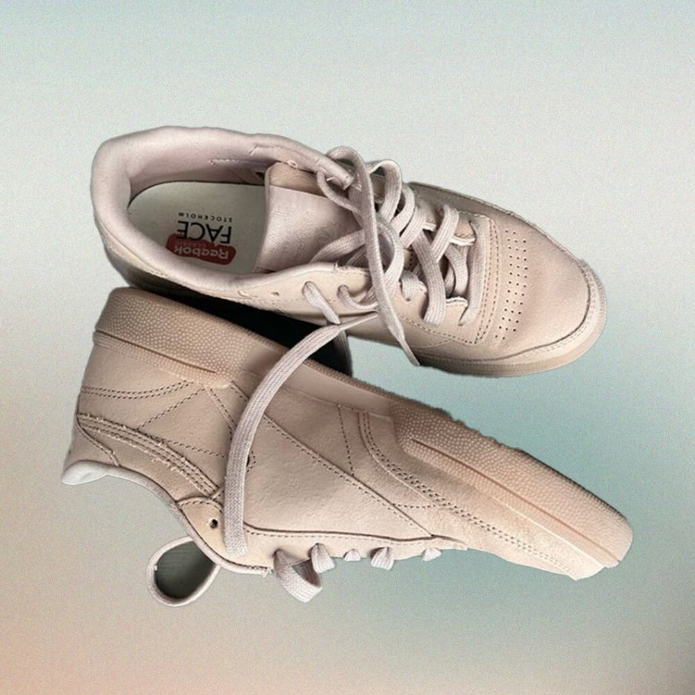 Reebok Club C 85 x Face Stockholm - Size 8 in moonwhite